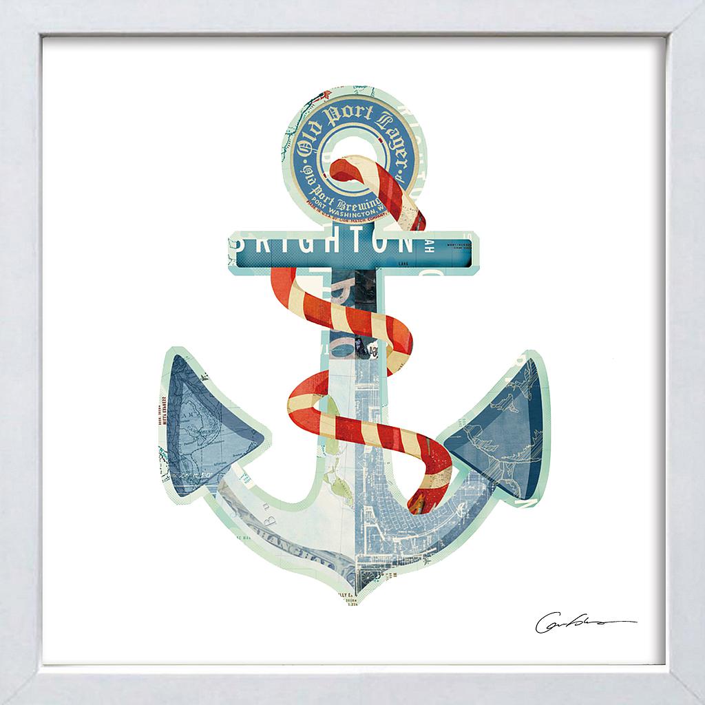 CUADRO ANCLA MARINA 81146 (61 x 61cm)