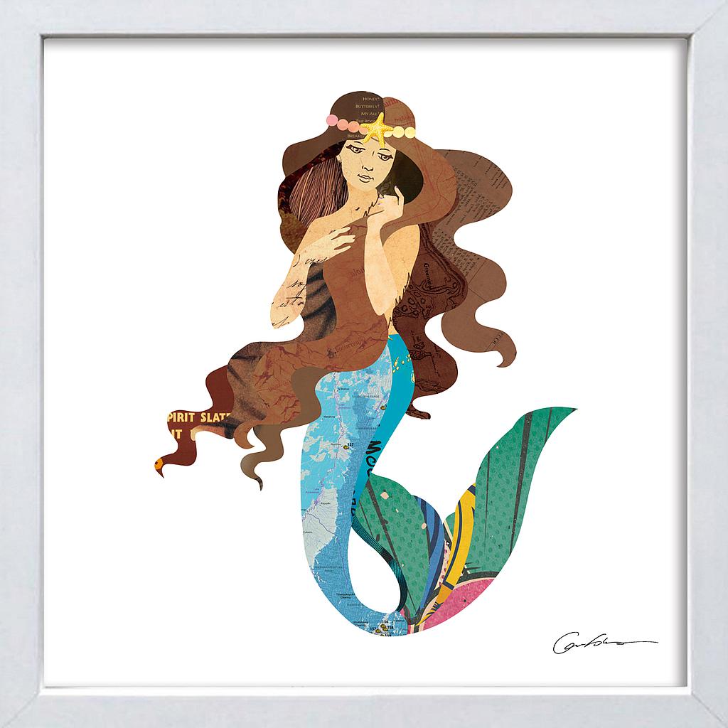 CUADRO SIRENA ENCANTADA CH045 (61 x 61cm)