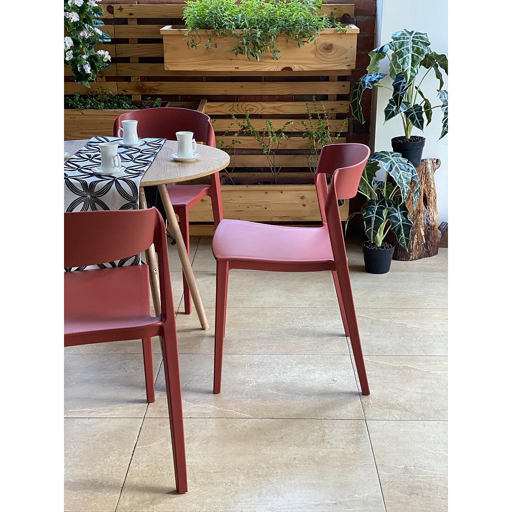 SILLA KENIA ROJO SL-7089RO (51 x 49 x 78cm)