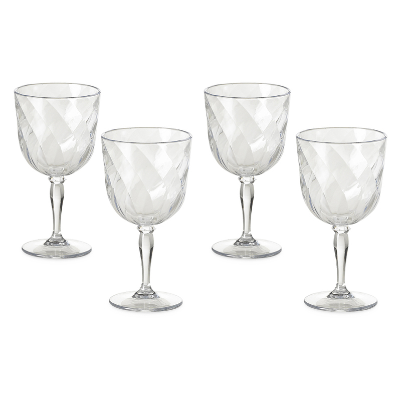 JUEGO COPAS DIAMOND 4PZS TRANS M5343TR (8.5 x 8.5 x 15.8cm)