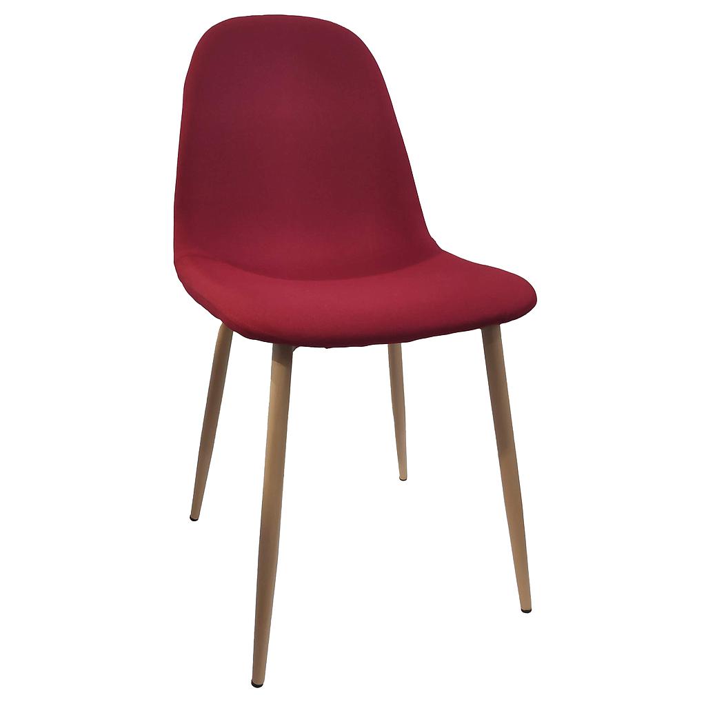 SILLA MIAMI TEXTIL ROJO VINO UDC5192/PF19