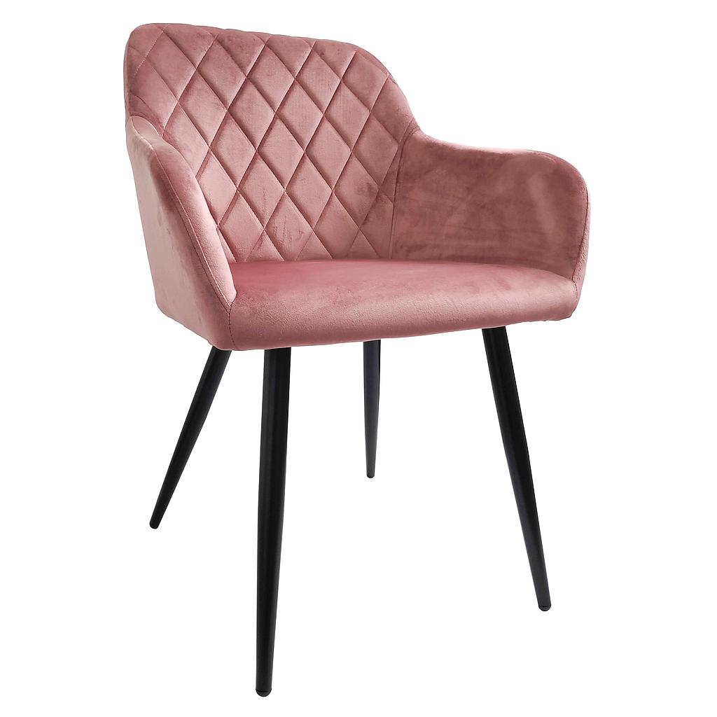 SILLA KANSAS PALO DE ROSA UDC8266/G6223 (60 x 56 x 82cm)