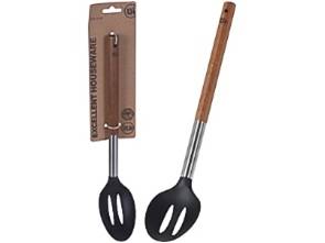 CUCHARA LEGUMBRES NYLON MANGO MADERA C80651690