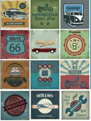 VINILOS ADHESIVOS OPACOS MOTORS V0002 (15 x 15cm)