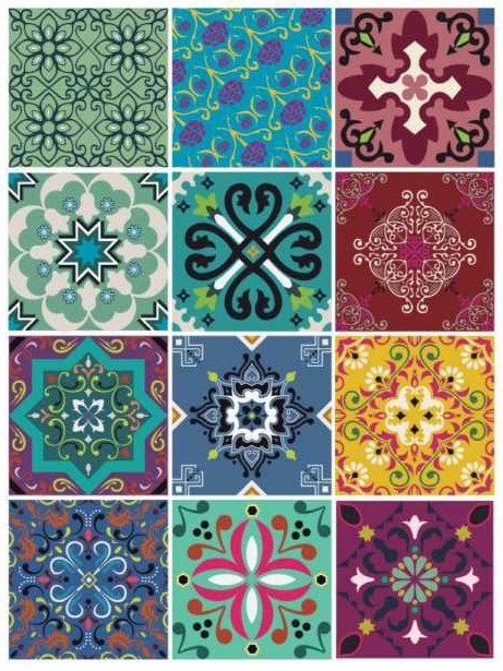 VINILOS ADHESIVOS OPACOS BRUSELAS V0003 (15 x 15cm)