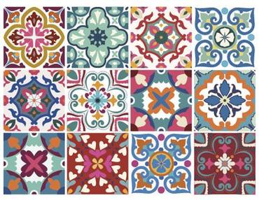 VINILOS ADHESIVOS OPACOS FLORENCIA V0026 (15 x 15cm)