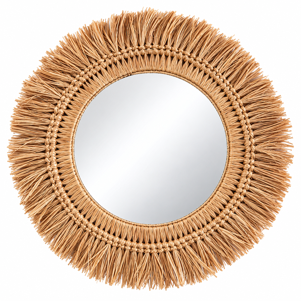 ESPEJO SAHARA DE FIBRAS NATURALES GH0603 (65cm)