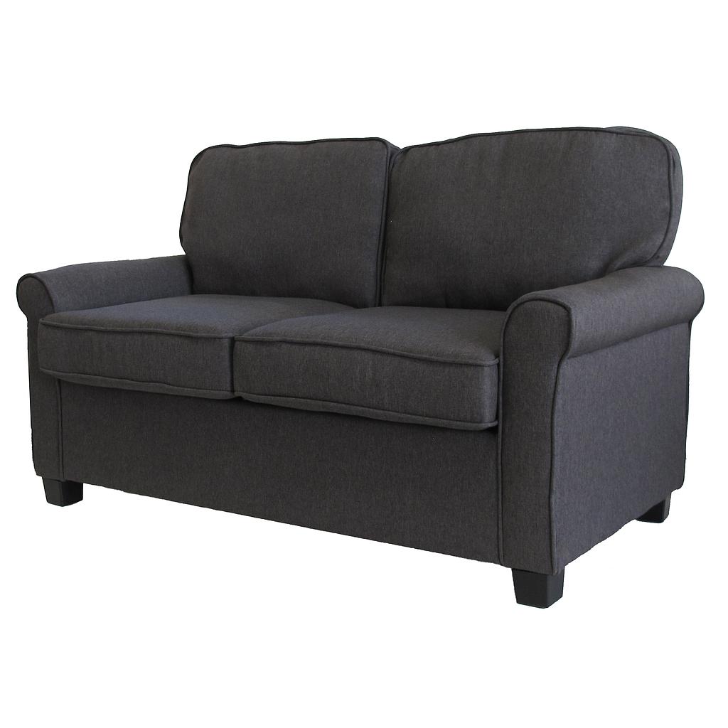 SOFA CAMA CANTABRIA UNA PLAZA TEXTIL GRIS HFT-001 (72 x 142 x 86cm)