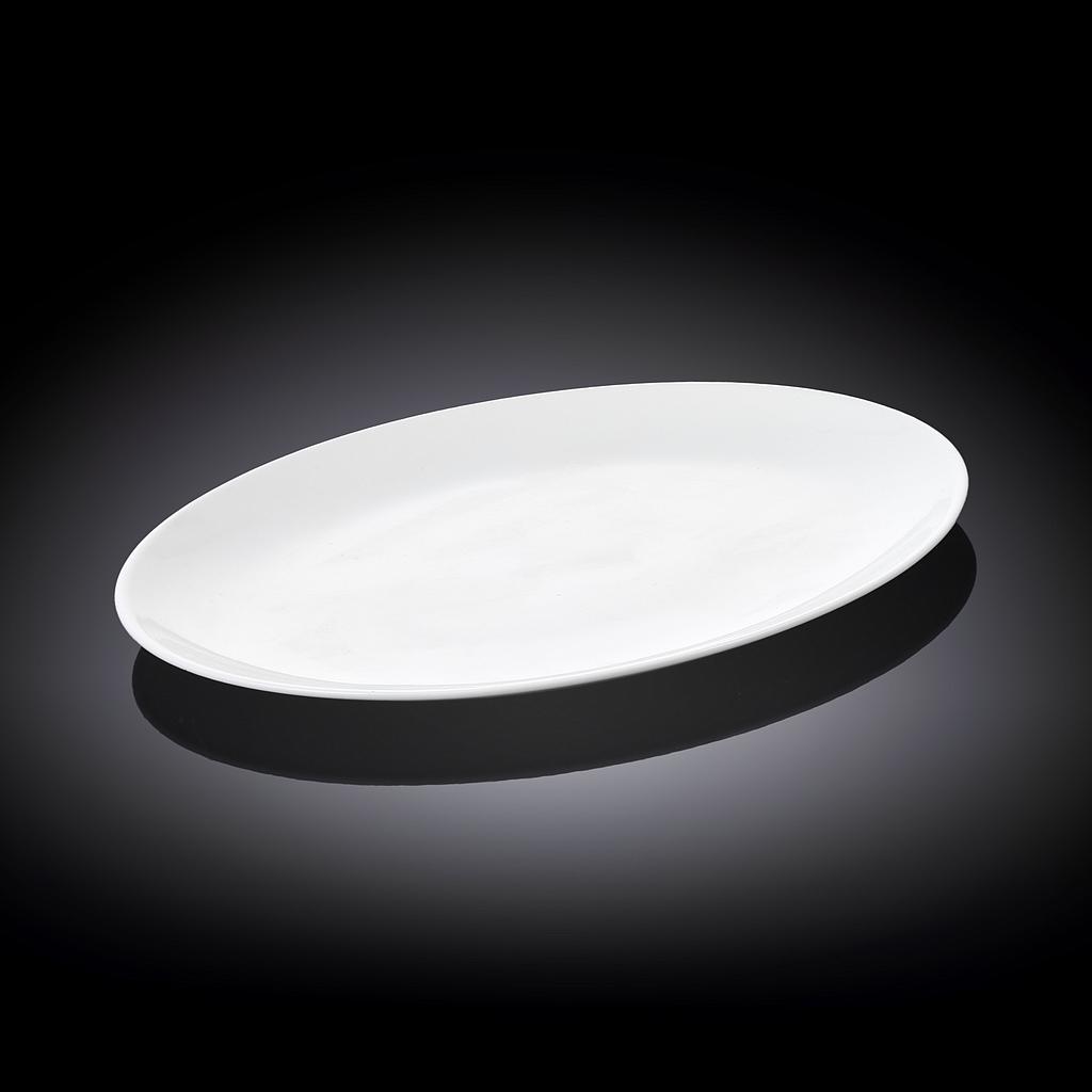 PLATO OVALADO PORCELANA BLANCO M29731 (25.5cm)