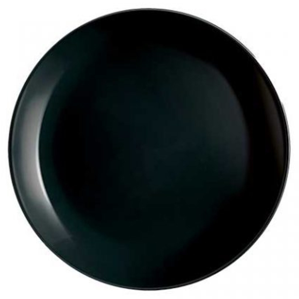 PLATO POSTRE DIWALI NEGRO P0789 (19cm)