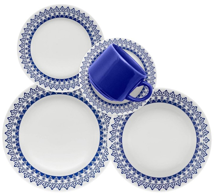 JUEGO VAJILLA DONNA AZUL 20PZS 22469504