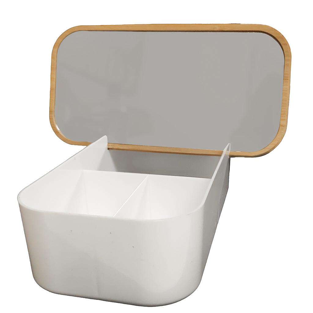 ORGANIZADOR MULTIUSO CON ESPEJO 101000730 (26 x 13 x 7cm)