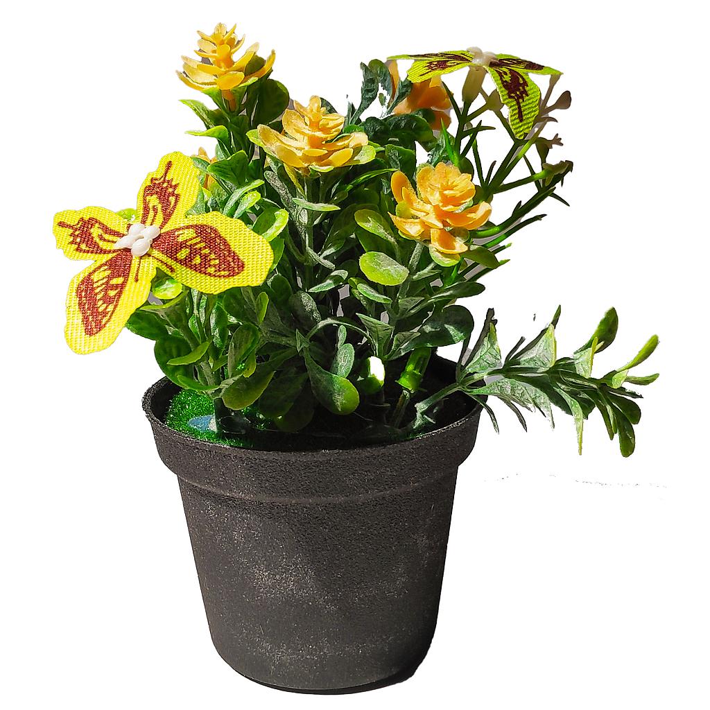 FLORES ARTIFICIALES CON MACETA PL4000110B (14cm)