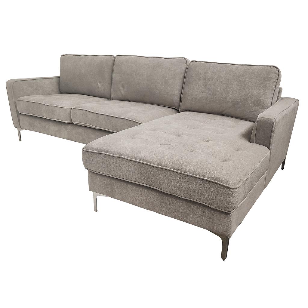 SOFA TRIPLE LEIRIA DERECHO GRIS CLARO SS7298B62L/SH7298B10R