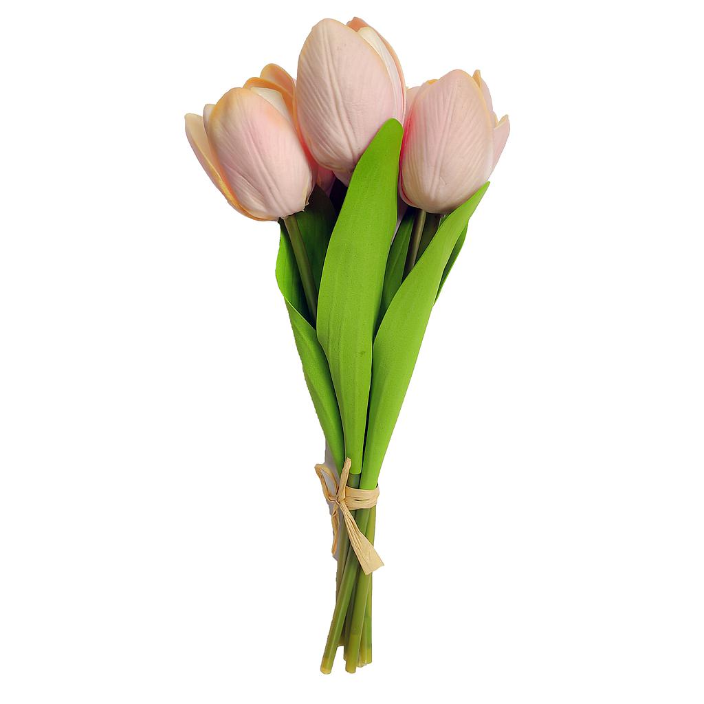 FLORES ARTIFICIALES TULIPAN ROSADO 4VG20-16