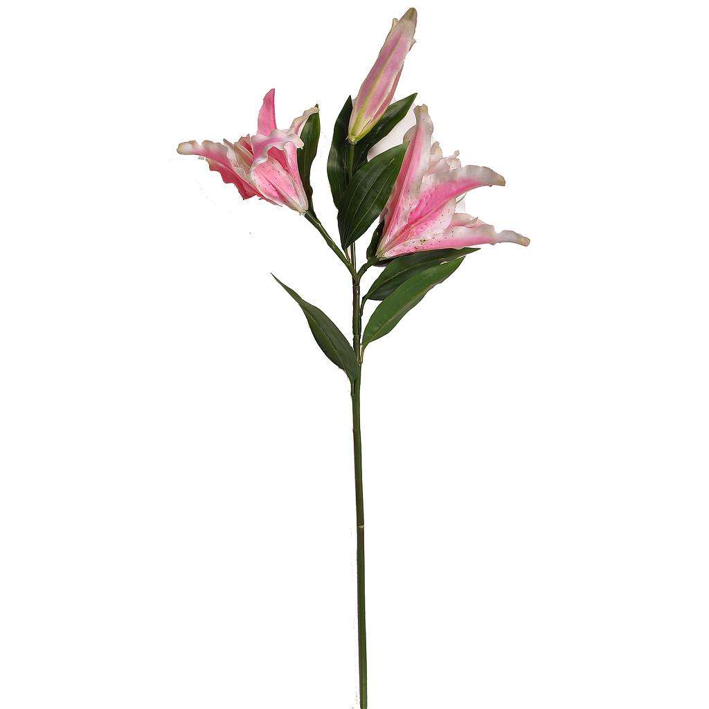 FLORES ARTIFICIALES LIRIO ROSADO 4VG20-35