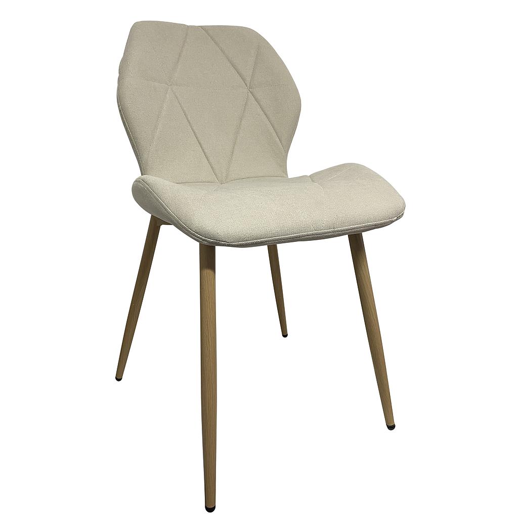 SILLA BALTIMORE MICROFIBRA BEIGE GDC1256A-01B