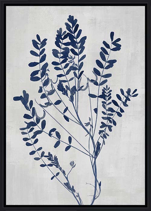CUADRO RAMAS DE OLIVA AZUL 17163 (50 x 70cm)