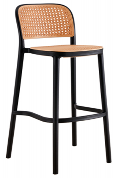 TABURETE PORTOBELO NEGRO A-502BNG (75cm)