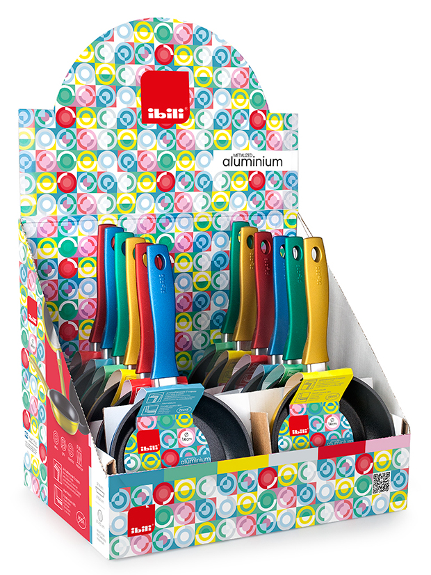 SARTEN MINI ALUMINIO VARIOS COLORES IB 404000 (14cm)