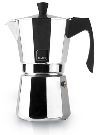 CAFETERA EXPRESS EVVA WHITE ALUMINIO 6 TAZAS IB 628406