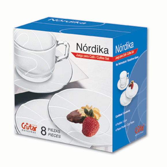 VAJILLA NORDIKA PARA CAFE 8 PZS VC9154E