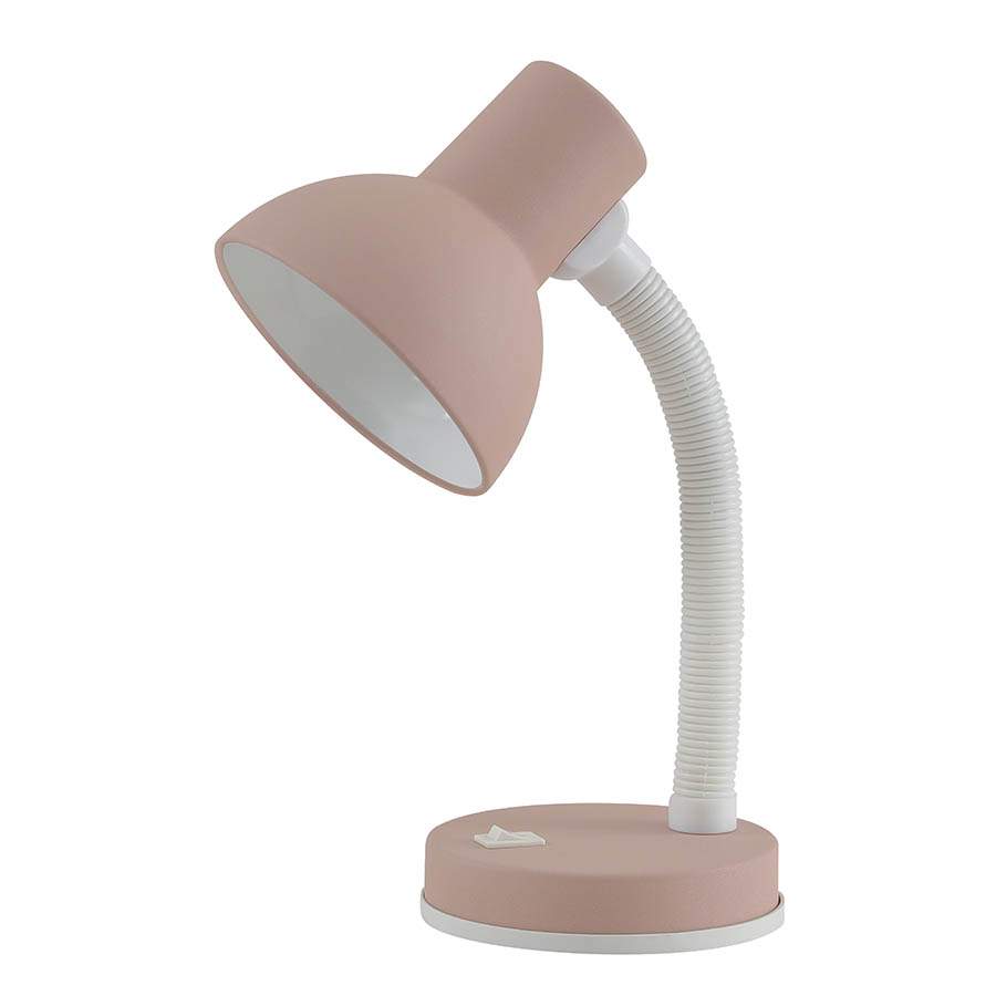 LAMPARA DE ESCRITORIO LUXY ROSA ARENADO K93329 (18 x 13 x 31cm)