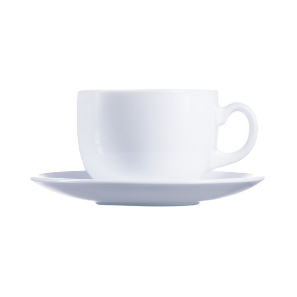 SET TAZAS C/PLATO DIWALI BLANCO 6PZS D8222 (220ml)