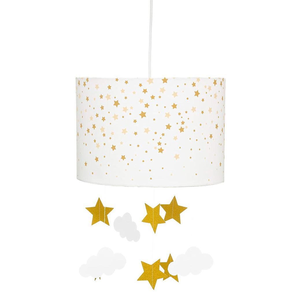 LAMPARA COLGANTE NINOS DISENO ESTRELLAS 174300B (30 x 20cm - E27)