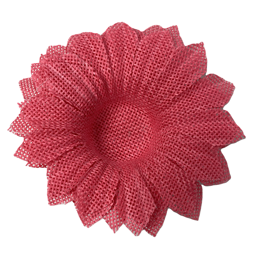 PORTA BOCADITOS  PIROTIN DISENO FLOR FUCSIA 24PZS B-08