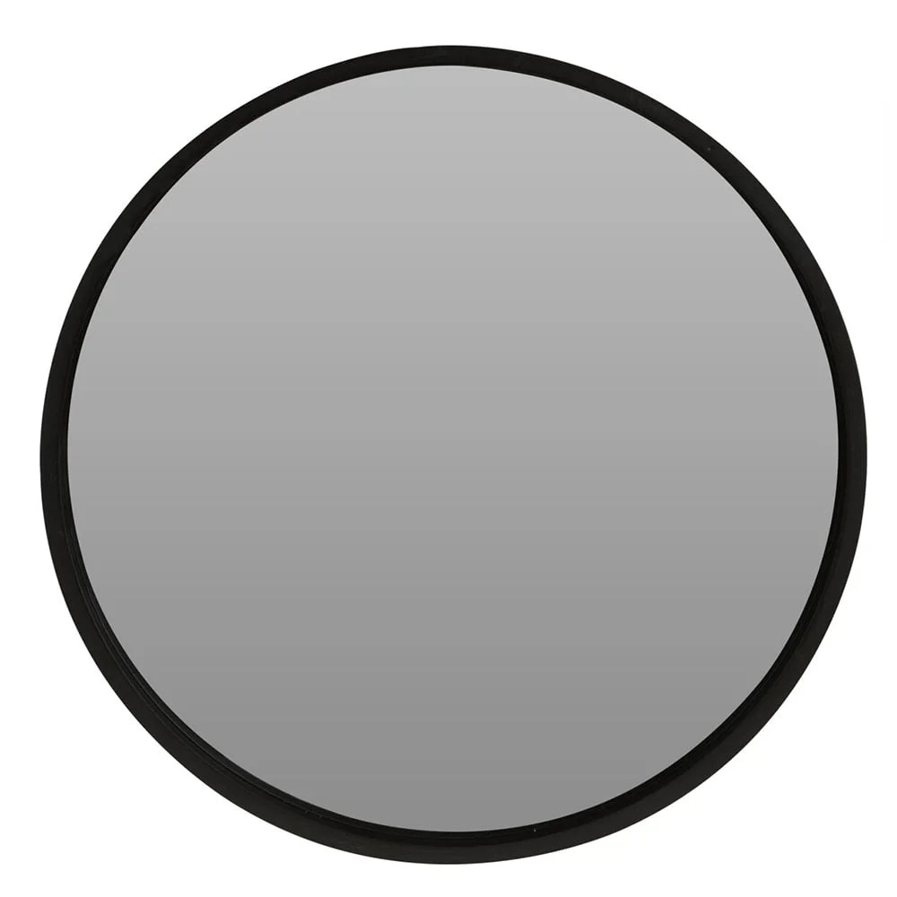 ESPEJO REDONDO MARCO MADERA NEGRO C37008400 (50cm)