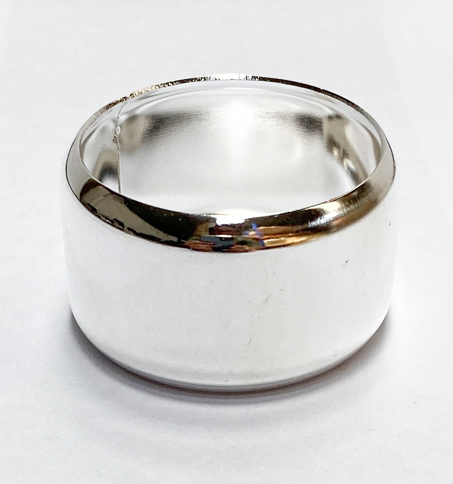 SERVILLETERO METALICO NAVIDEÑO ARGOLLA PLATA 6PZS IC790-6