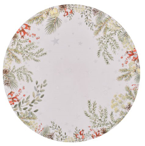 PLATO BASE NAVIDENO 250639 / ES25384 (33cm)