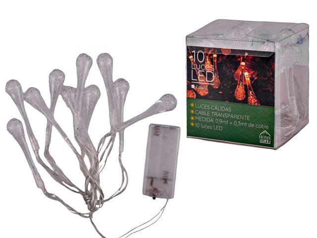 LUCES DECORATIVAS NAVIDENAS 10 LED 450792 / AL-2024043