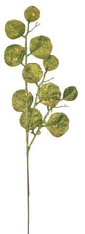 RAMA ARTIFICIAL NAVIDENA HOJAS MONEDA 907037 / CD8-3B329G (57cm)