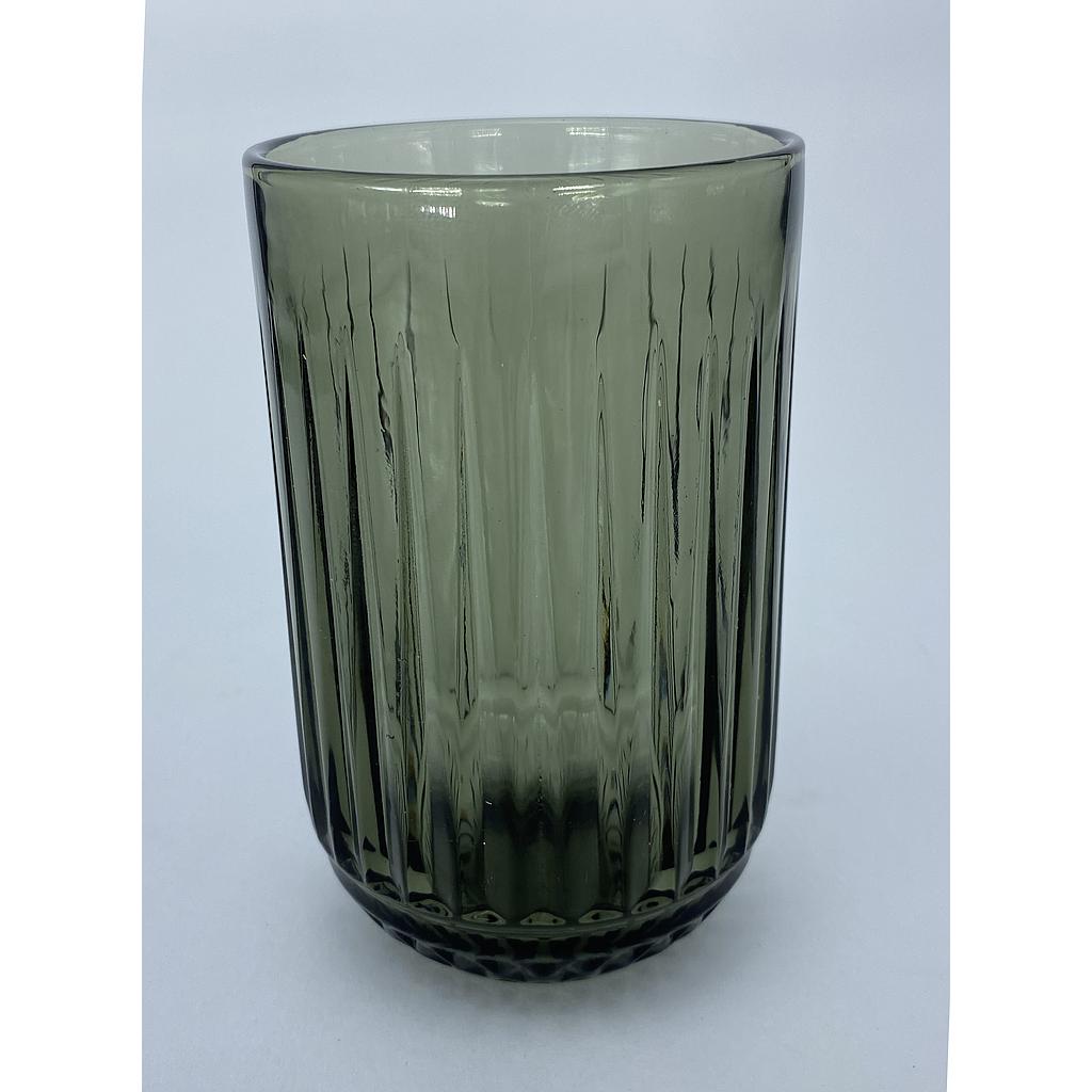 VASO DE VIDRIO GRIS 4HM26-9