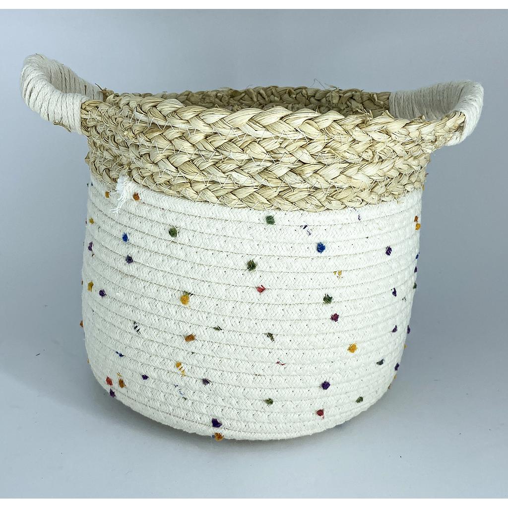 CESTA MULTIUSO FIBRAS NATURAL PEQUEÑA 4HM30-8C