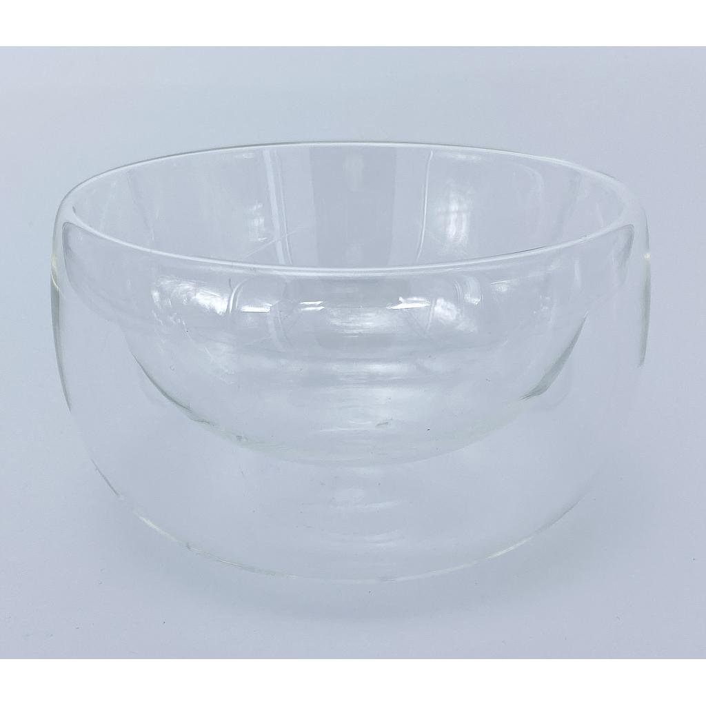 BOWL VIDRIO DOBLE TRANSPARENTE 4HM37-21 (12 x 7.5cm / 450ml)