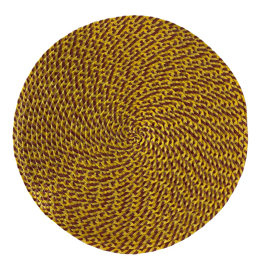 INDIVIDUAL REDONDO AMARILLO ROJO 4HM38-8B