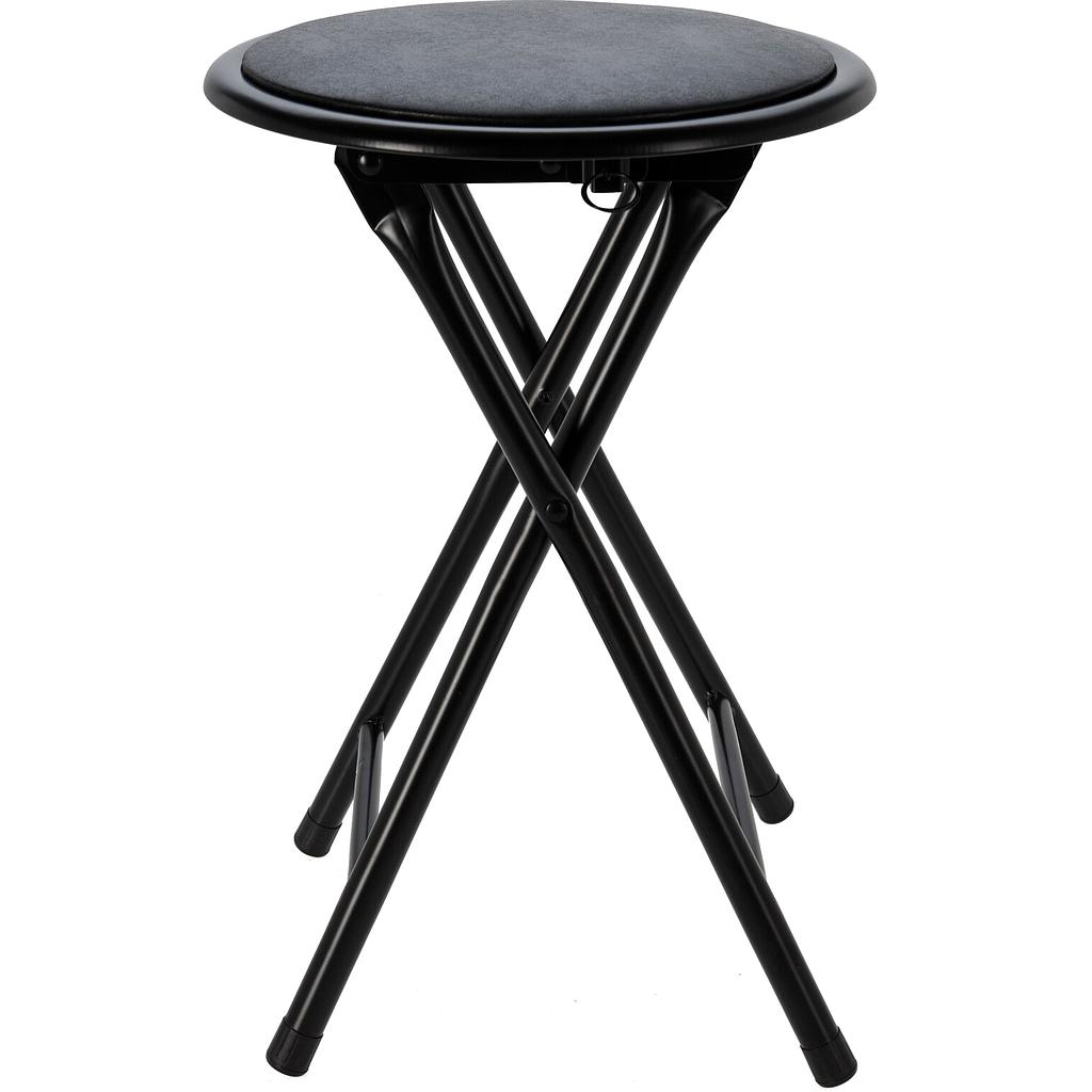 TABURETE PLEGABLE NEGRO YK1200790 (30 x 45cm)