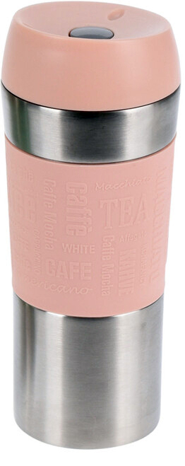 VASO ACERO INOX ROSADO 170700460B (350ml)