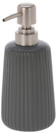 DISPENSADOR DE JABON LINEAS GRIS 793000090A (7 x 18cm)