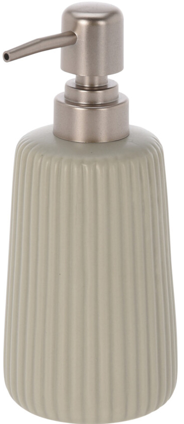 DISPENSADOR DE JABON LINEAS BEIGE 793000090B (7 x 18cm)