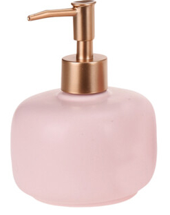 DISPENSADOR DE JABON ROSADO 793000140B (10.5 x 14.5cm)