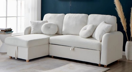 SOFA CAMA LISBOA GRIS CLARO MLM-504760-1935-24 (210 x 136 x 93cm)