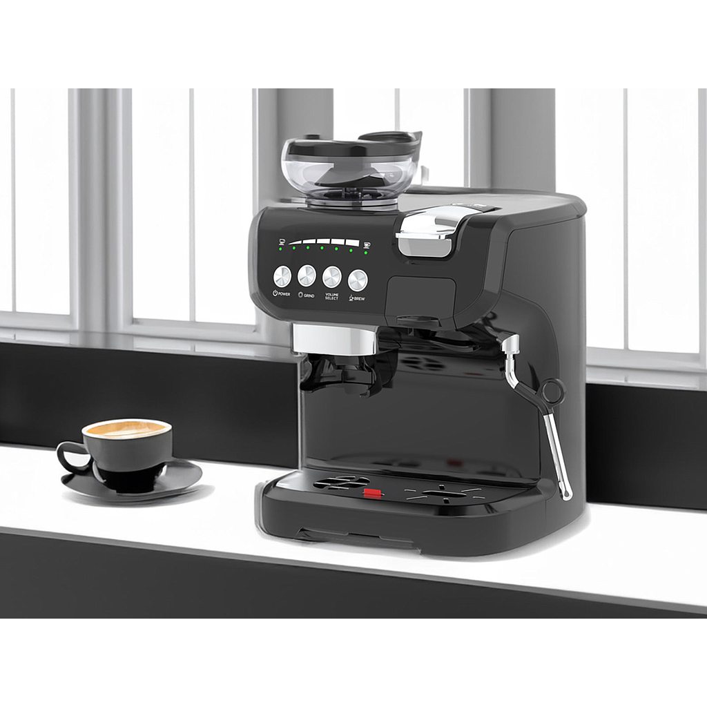 CAFETERA BACCIO DELIZIA NEGRO 5 EN 1 CON MOLINO Y LANCETA INCLUIDOS 7862140130114