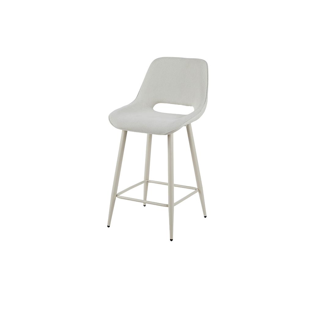 TABURETE PANA MAGDA BEIGE  PATAS ARENA BEIGE MBar7160A-2 (50 x 61.5 x 103 x 65cm)