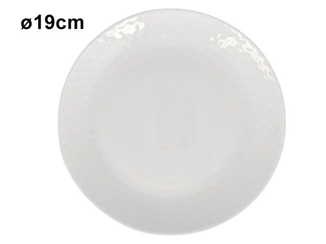 PLATO POSTRE OPAL BLANCO 664181 / ZSP75 (19cm)