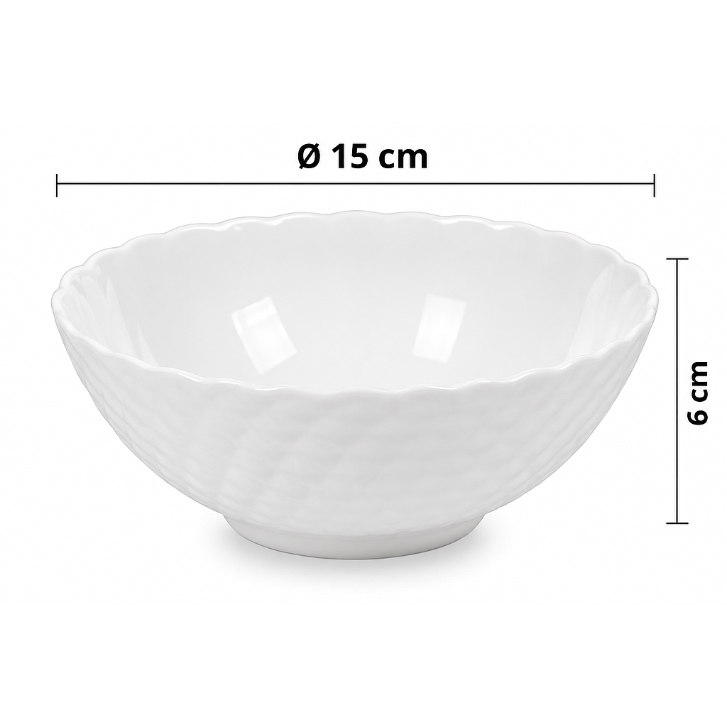 CEVICHERA OPAL BLANCO 643432 / LNW60-R (15 x 6cm)
