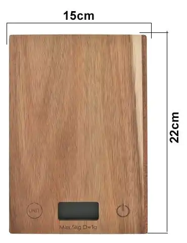 BALANZA DIGITAL DE COCINA 701396 / B7334 (22 x 15cm /11lb)